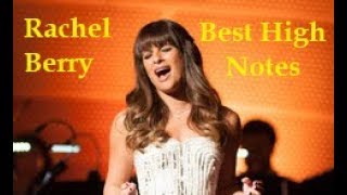 Rachel Berry Best High Notes In GLEE B4Bb5 [upl. by Alitta]