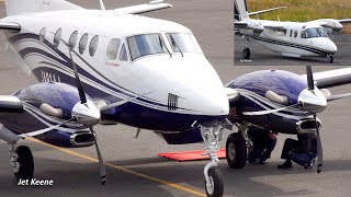 Beechcraft C90GTx King Air Landing etc  Kohnan Aerodrome in March 2019 [upl. by Tammany215]