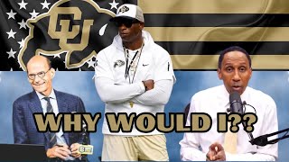 Deion Sanders To USC ESPN DUMMIES Paul Finebaum And Stephen A Smith Suggest Where Deion Will Be Next [upl. by Pauline]