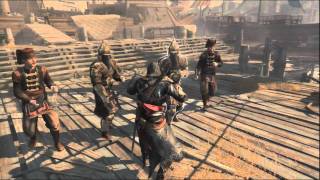 Desmond Leaps Tall Building  Assassins Creed III Gameplay [upl. by Esinyl]