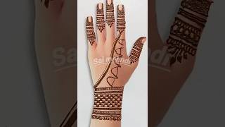 ✅A Alphabet Beautiful Mehndi Design esign Trick for beginnersmehndi মেহেন্দি henna মেহেদিshorts [upl. by Hrutkay]