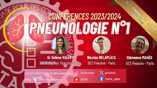 Conférence 20232024  Pneumologie n°1 [upl. by Kcirdef930]