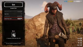 Red Dead Online Legendary Rutile Horn Ram Mission 2 amp Rutile Horn Ram Outfit [upl. by Ahsed]