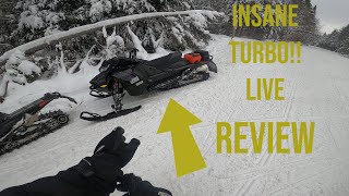 First Ride Skidoo 900 Ace Turbo Live Review [upl. by Bibi]