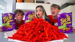 First To Finish Spicy Takis Wins CRAZY PRIZE [upl. by Padegs964]