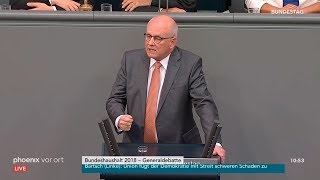 Generalaussprache im Bundestag Rede von Volker Kauder am 040718 [upl. by Gehman836]