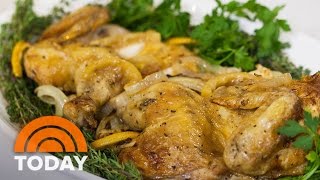 ‘Barefoot Contessa’ Ina Gartens SkilletRoasted Lemon Chicken Is A MustTry  TODAY [upl. by Dambro2]