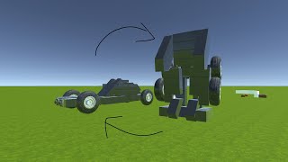 Evertech Sandbox 4 Demo robot transforming into a car [upl. by Jacy15]