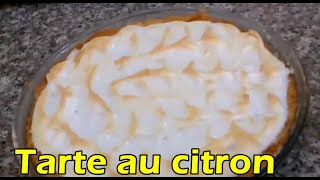 Recette Tarte au citron Oum walid  تارت الليمون ام وليد بطريقة سهلة [upl. by Choo]