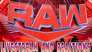 MONDAY NIGHT RAW LIVESTREAM AND REACTIONS WHO WILL CRASH OUT NEXT [upl. by Nnyled737]