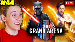 SWGoH 5V5 GAC In AURODIUM FREE Roster Reviews Conquest amp F2P Account  GAC Live 44 [upl. by Kwon918]