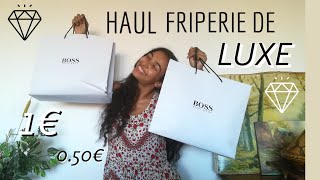 HAUL FRIPERIE DE LUXE A MARSEILLE 💎 CHANEL VERSACE LEVIS A 1€ amp 050CTS [upl. by Gaylord]