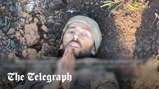 Ukrainian drone tries to kill Russian soldier – then returns and saves his life [upl. by Aerdnaed377]