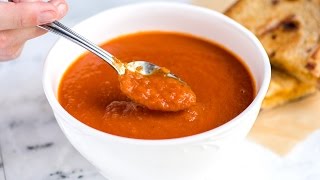 Easy Three Ingredient Tomato Soup Recipe [upl. by Prescott]