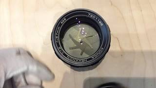 Konica Hexanon 57mm f12 V1 AR Mount [upl. by Stevie]