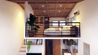 4 x 6 Meter House with Loft  258 Sqft [upl. by Orimar715]