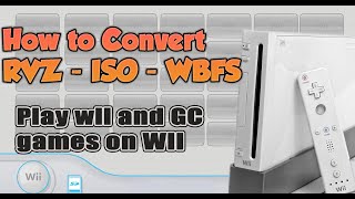 How to convert RVZ files to ISO and to WBFS [upl. by Simara]