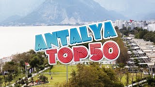 ANTALYA GEZİLECEK YERLER EN İYİ 50 ANTALYA TÜRKİYE [upl. by Fasa]