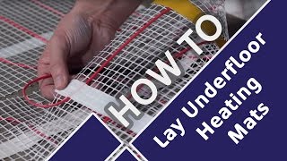 How to Lay and Install Underfloor Heating underfloorheating howto [upl. by Ambrosio]