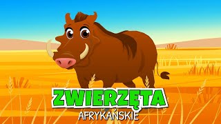 Zwierzęta afrykańskie  Bajki edukacyjne dla dzieci  Nauka zwierząt [upl. by Strickland694]