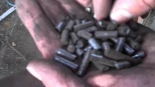 Making Coal Pellets for Use in Pellet Stoves [upl. by Divadleahcim]