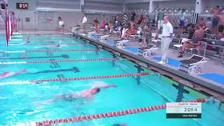 Mens 400 IM A Final  2024 South Zone Long Course Sectional Championships  Austin TX [upl. by Cirilo538]