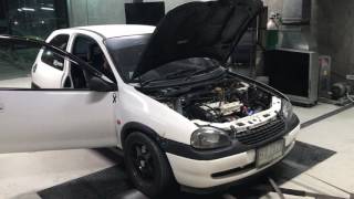 Opel Corsa B x16xe turbo 241WHP [upl. by Aneeh]