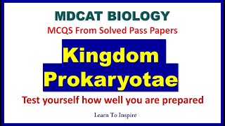 Kingdom ProkaryotaeMonera Kingdomprokaryotes Prokaryotes mdcat2023 nums2023 2023 etea2023 [upl. by Ytinav265]