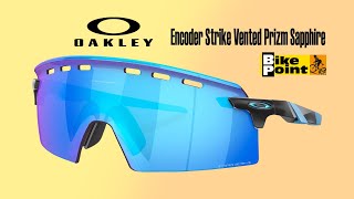 Óculos Oakley Encoder Strike Vented Prizm Sapphire [upl. by Naujit]