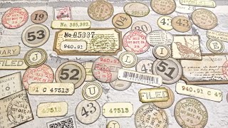 DIY Junk Journal Labels  Snippets  Bits n Bobs [upl. by Gottwald]