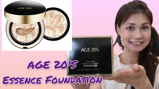 Age20s Signature Essence Cover Pact foundation [upl. by Nwahser623]