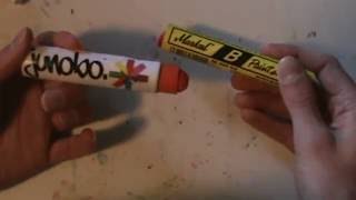 Junobo Scrawler vs Markal B Paint Stick [upl. by Yluj975]