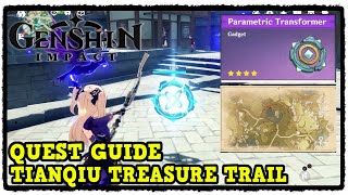 Genshin Impact Tianqiu Treasure Trail Quest Guide amp Parametric Transformer Gadget Quest Guide [upl. by Tuhn486]