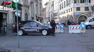 Loperazione Capodanno sicuro dei carabinieri a Genova [upl. by Animehliw849]