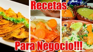 Tres Recetas para Negocio [upl. by Cudlip115]