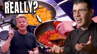 Pro Chef Reacts To Gordon Ramsays CURRY IN A HURRY [upl. by Strickland]