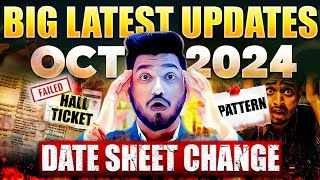 NIOS Big Latest Updates October 2024 Theory Date Sheet Change  NIOS Big Changes in Exam Pattern [upl. by Ikairik531]