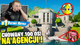 🔥CHOWANY 100 OS Tylko Na AGENCJI Nie Zgadniesz Gdzie Ich ZnalazłemFortnite Chowany [upl. by Metabel831]