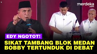 Telak Edy Ngotot Ungkit Tambang Blok Medan di Malut Bikin Bobby Tertunduk di Debat Sumut [upl. by Irami]