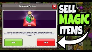 Sell COC Magic Items  Clash of Clans [upl. by Hamlet]