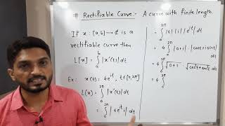 MSC REAL ANALYSIS RECTIFIABLE CURVE AND ITS THEOREMPART 14 [upl. by Jacquenetta]