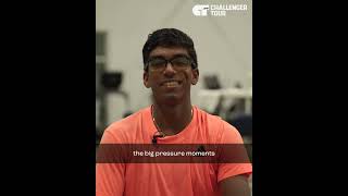 ATP Challenger Tour Feature on Nishesh Basavareddy [upl. by Ainavi406]