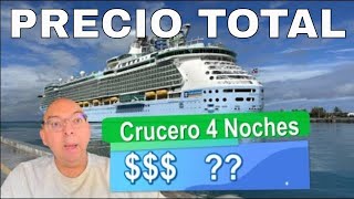 Cuanto Cuesta Viajar en un Crucero por el Caribe [upl. by Eirehs593]