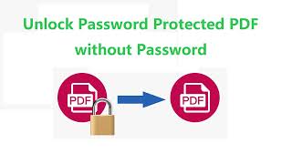 Unlock Password Protected PDF File without Password [upl. by Artsa]