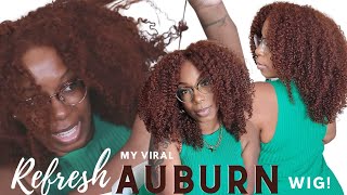 A Year Later My VIRAL Auburn Kinky Curly WIG 2nd Review Was it ALL HYPE Klaiyi Hair [upl. by Bard]