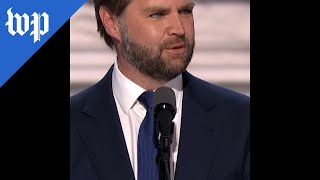 JD Vance’s RNC acceptance speech in 60 seconds [upl. by Barthelemy]