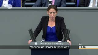 AfD im Bundestag  Mariana HarderKühnel [upl. by Trow]