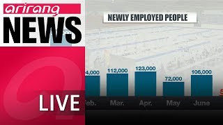 LIVEARIRANG NEWS Number of newly added jobs yy in July marks lowest [upl. by Ettenay199]