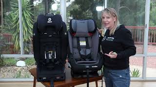 Diono Radian 3RXT Safe versus Safety 1st Everslim AllinOne Car Seat [upl. by Xylina]