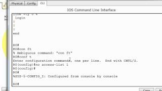 Standard Access List ACL for the Cisco CCNA  Part 2 [upl. by Hoeve]